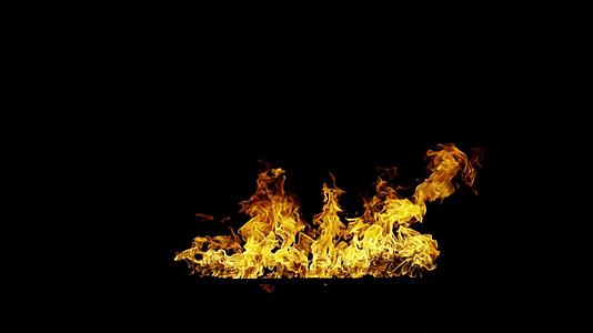 火焰燃烧4k实拍特效01视频的预览图