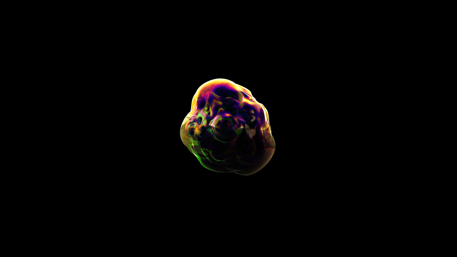 4K抽象有机体流体气泡水泡泡泡肥皂泡包装元素视频的预览图
