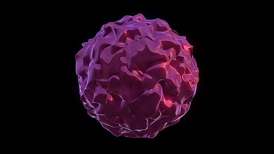 4K抽象有机体生物模拟流动流体未知生物血疫细胞阿米巴动态元素特效视频元素视频的预览图