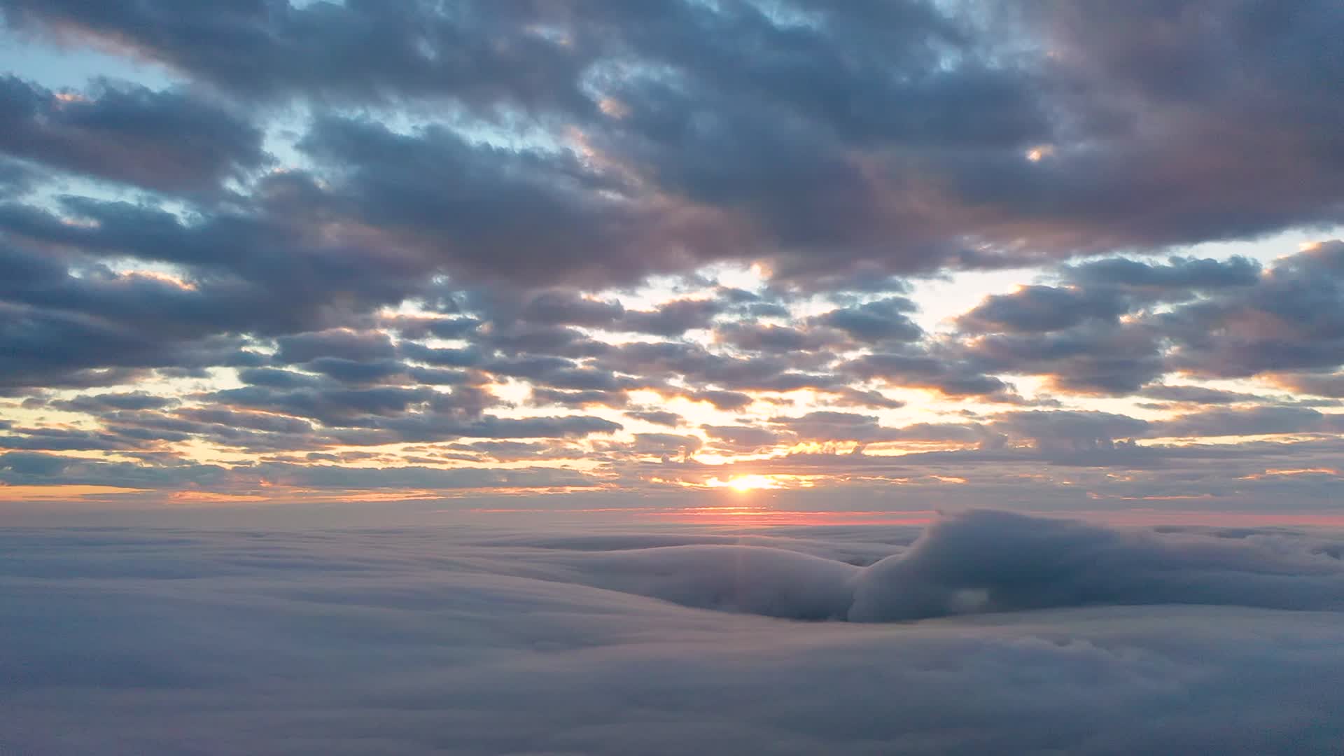 云海上的日出视频的预览图
