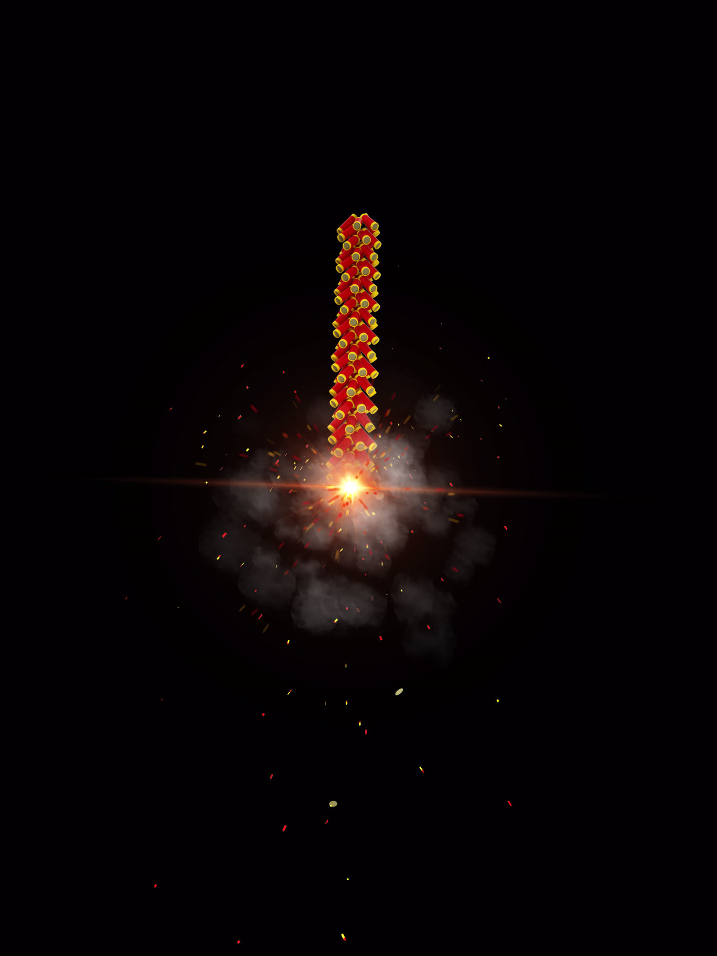 爆竹声碎粒子特效视频的预览图