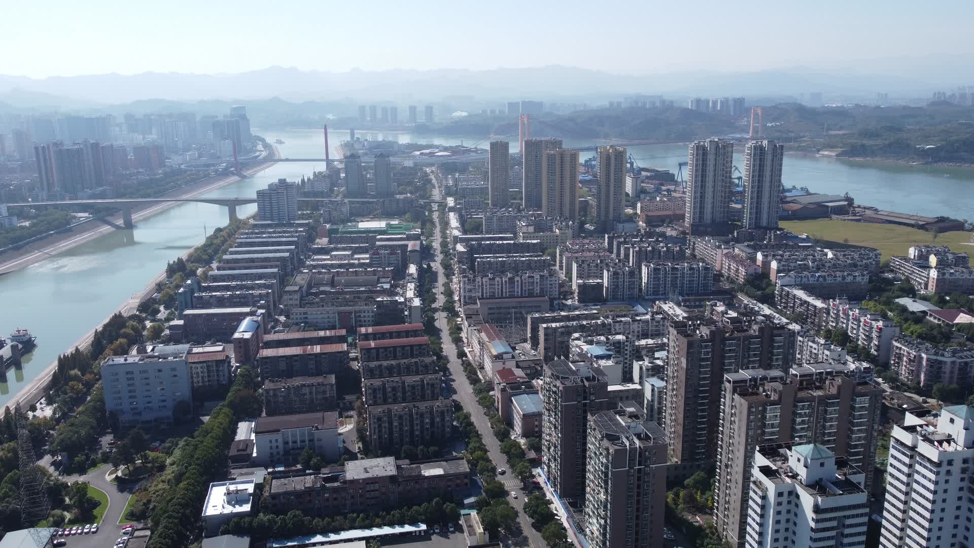 武汉宜昌大厦航拍视频的预览图