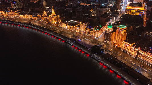上海万国建筑夜景视频的预览图