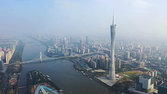 广州塔航拍视频的预览图
