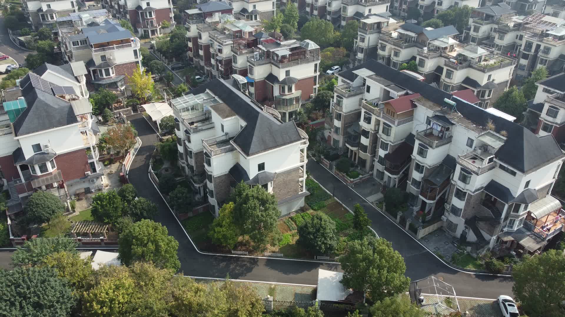 宜昌城市道路建筑居住区航拍视频的预览图