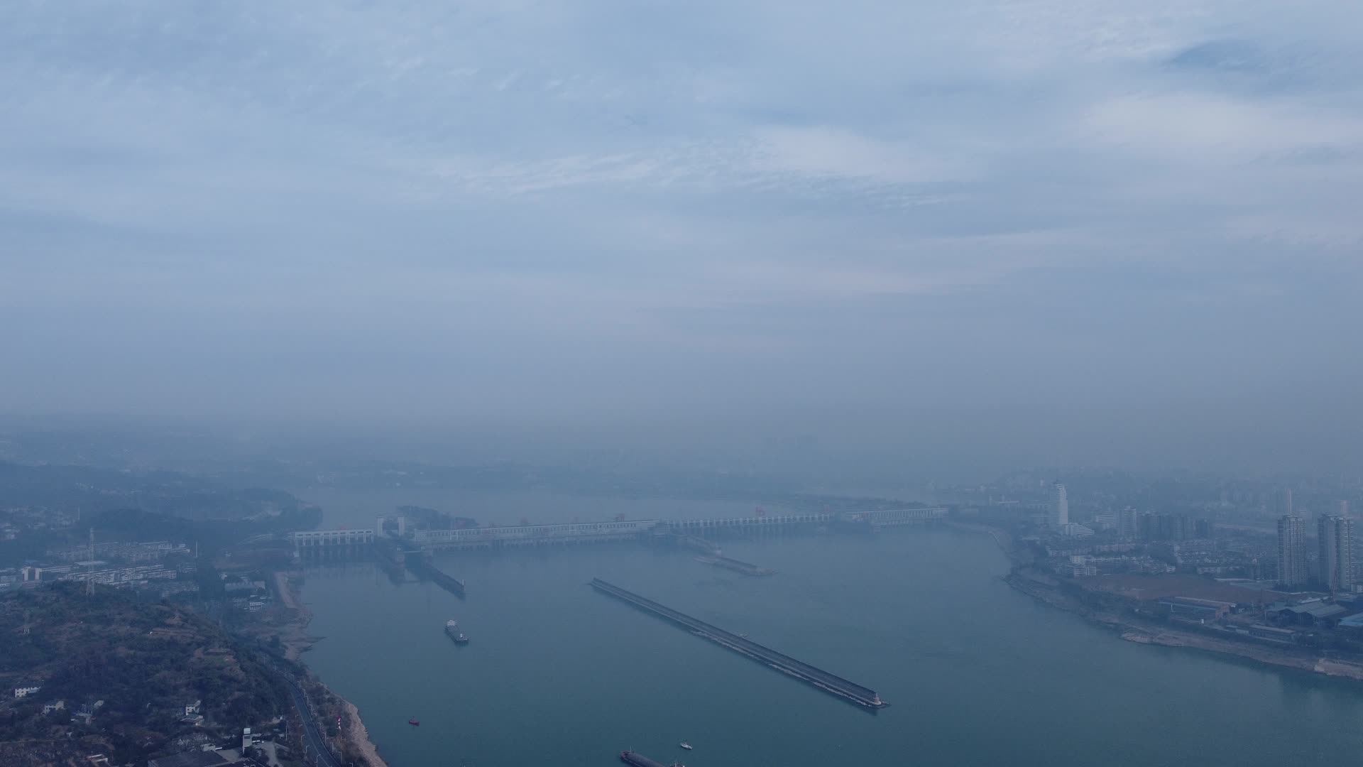 湖北宜昌市点军区农村航拍视频的预览图