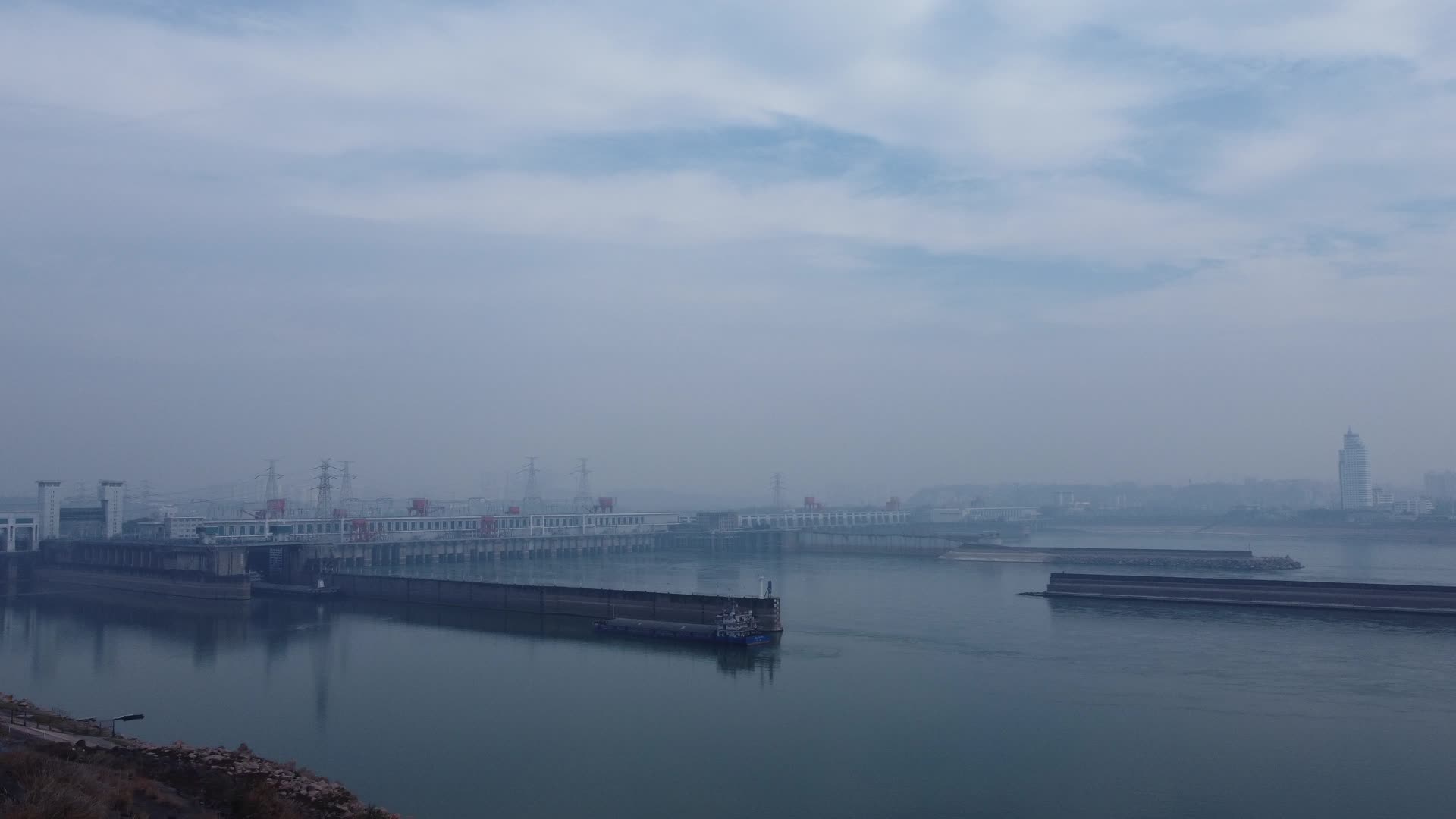 湖北宜昌市点军区航拍视频的预览图
