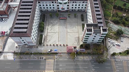 湖北宜昌市学校航拍视频的预览图
