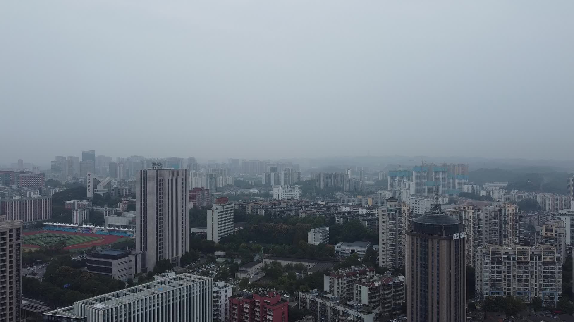 4k湖北宜昌城市航拍视频的预览图