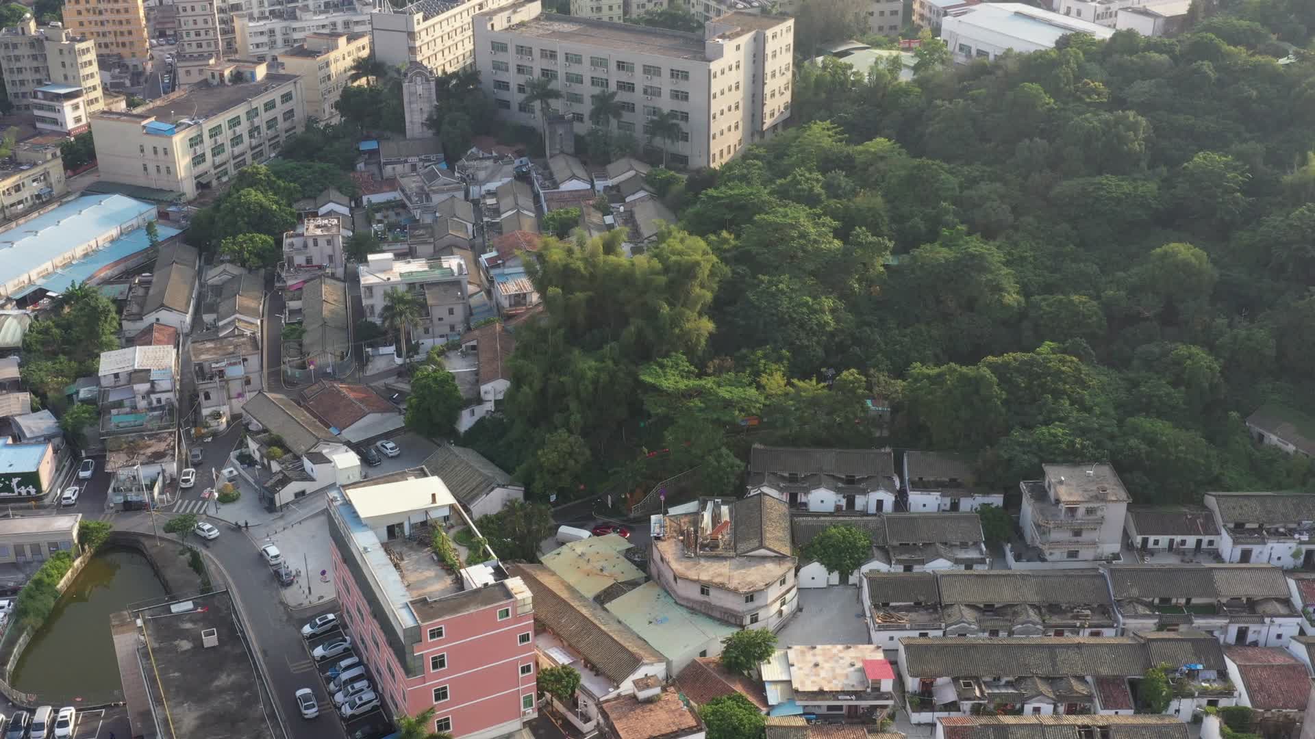 深圳居民区航拍视频视频的预览图