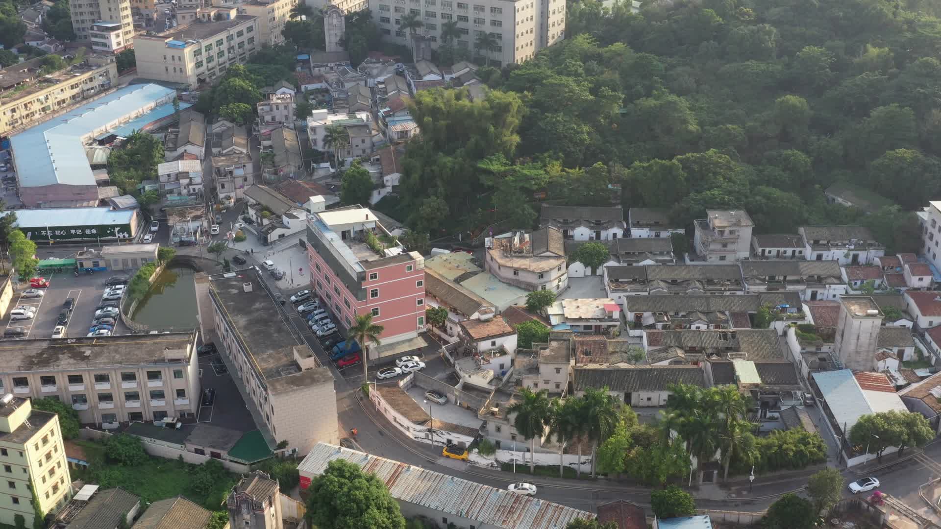 深圳居民区航拍视频视频的预览图