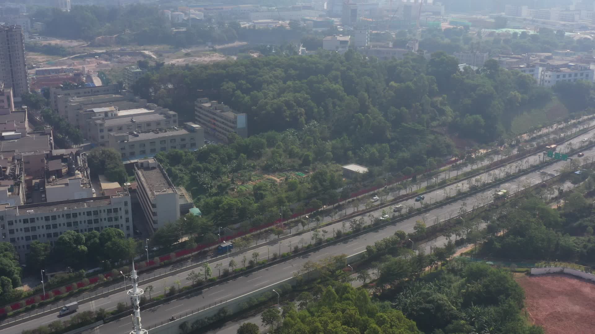 深圳道路交通航拍视频视频的预览图