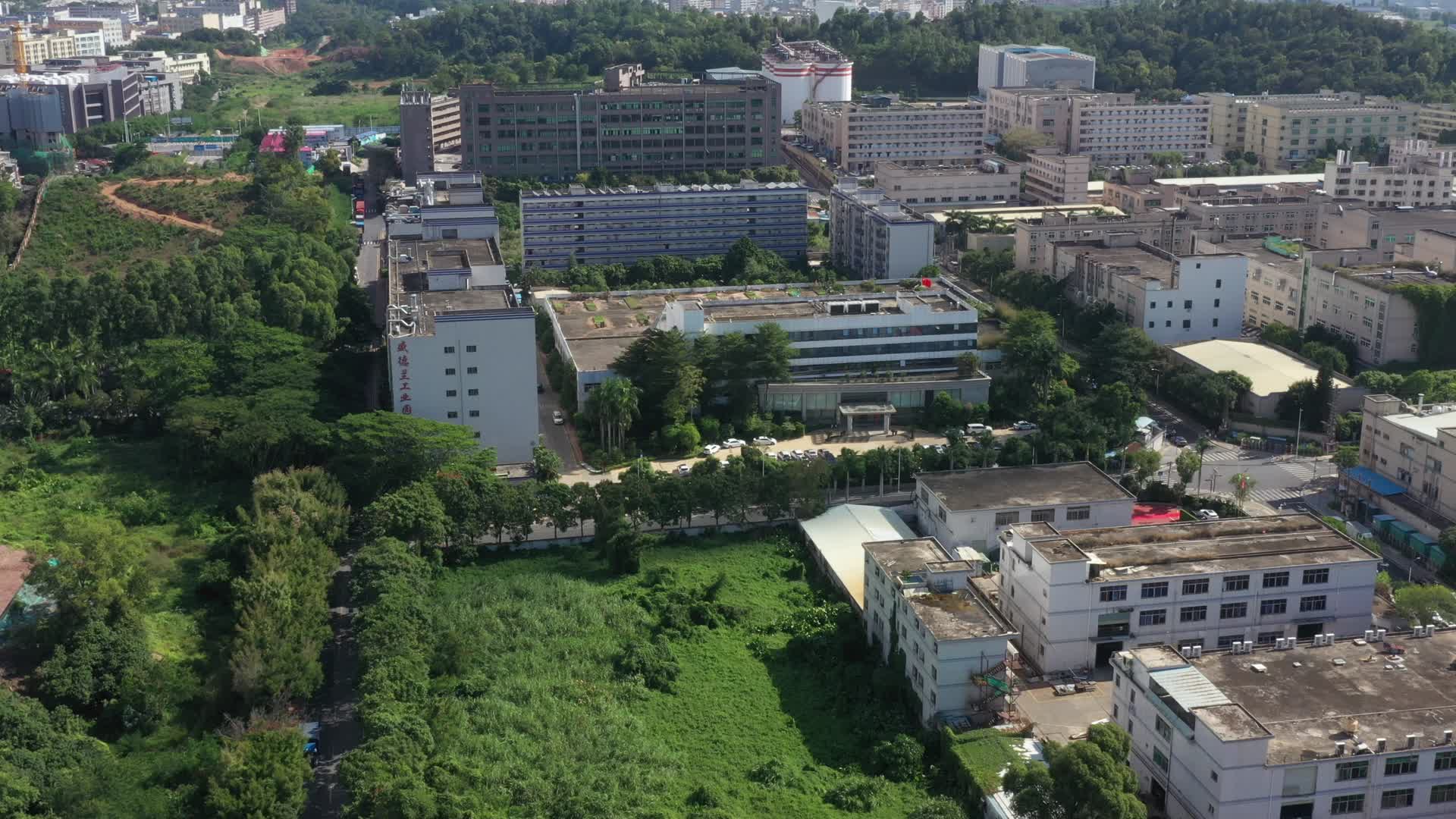 深圳住宅区航拍视频视频的预览图
