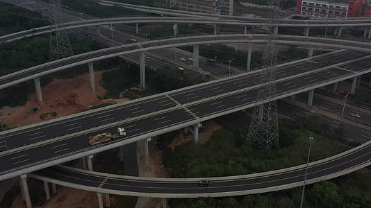 深圳立交桥航拍视频视频的预览图