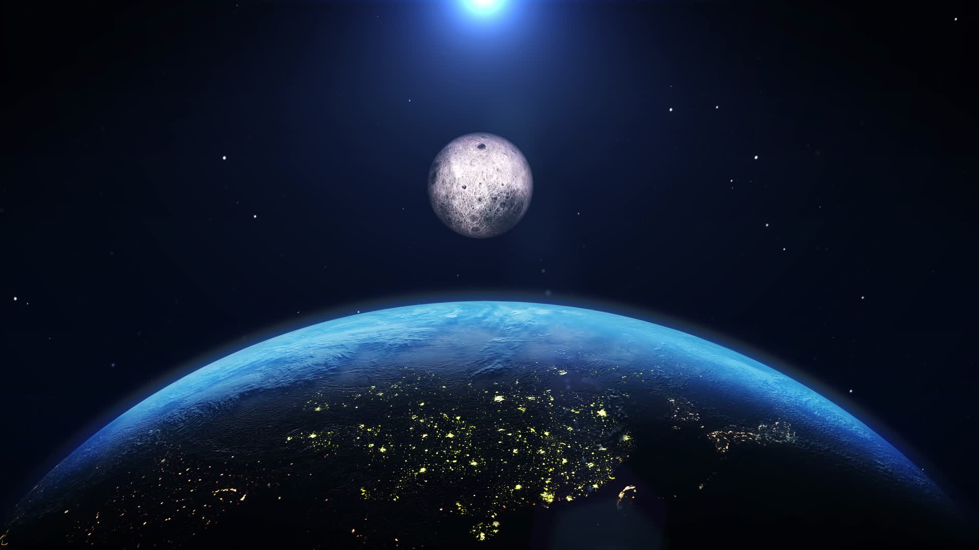 4K地月同轨日出视频的预览图