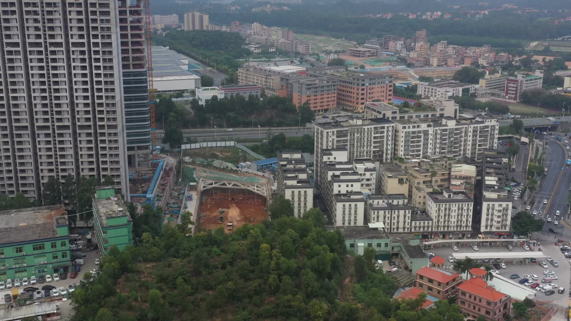 深圳房屋建筑航拍视频视频的预览图