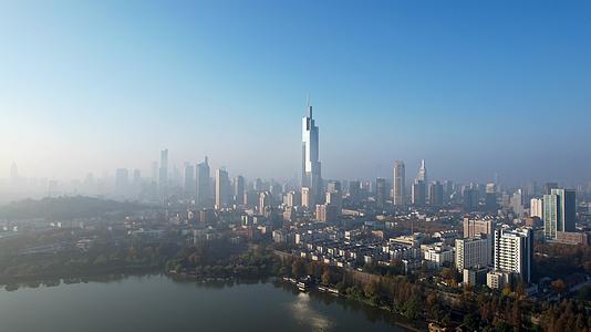 4K实拍南京紫峰城市与古鸡鸣寺3视频的预览图