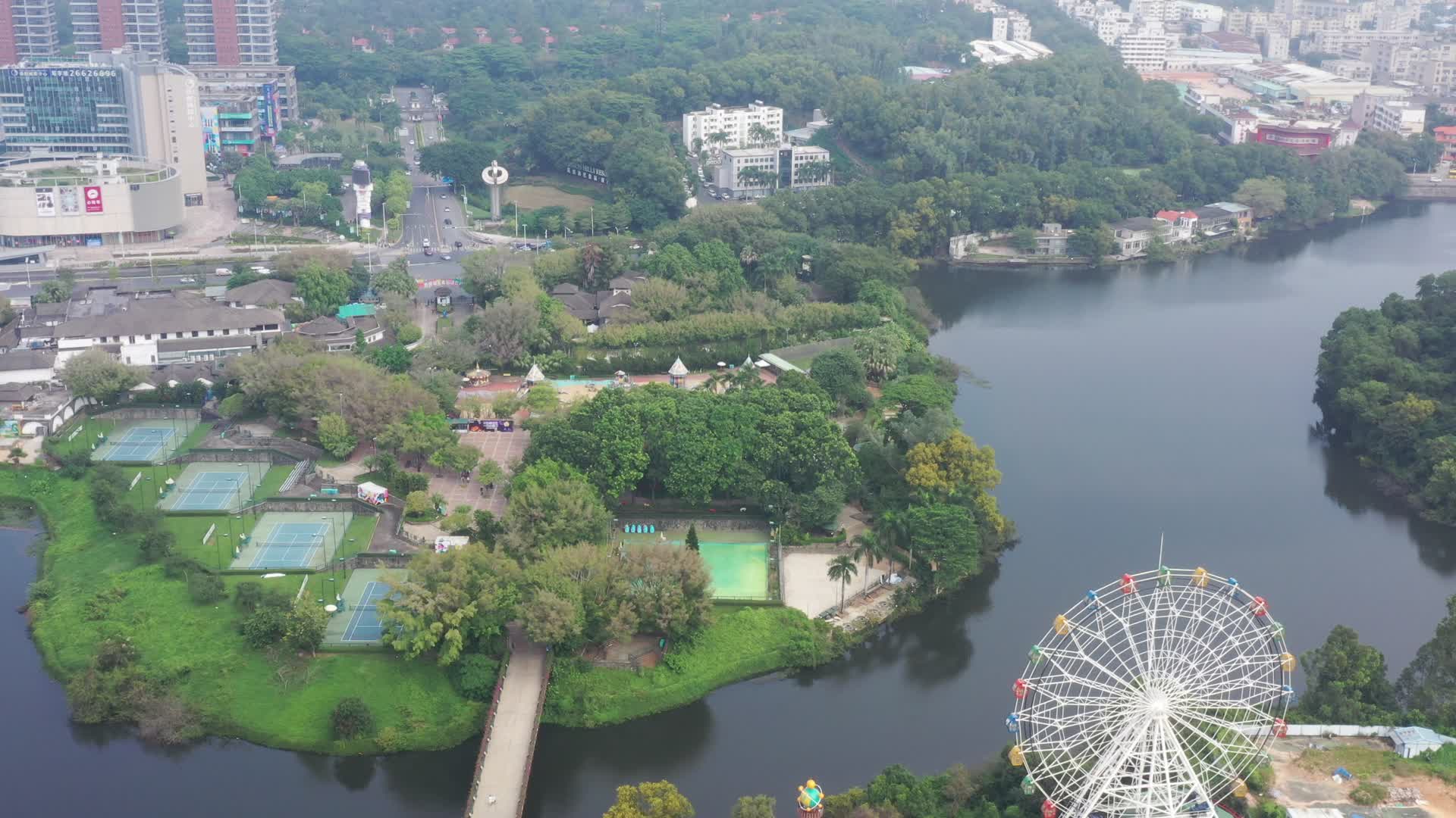 深圳自然风景航拍视频视频的预览图