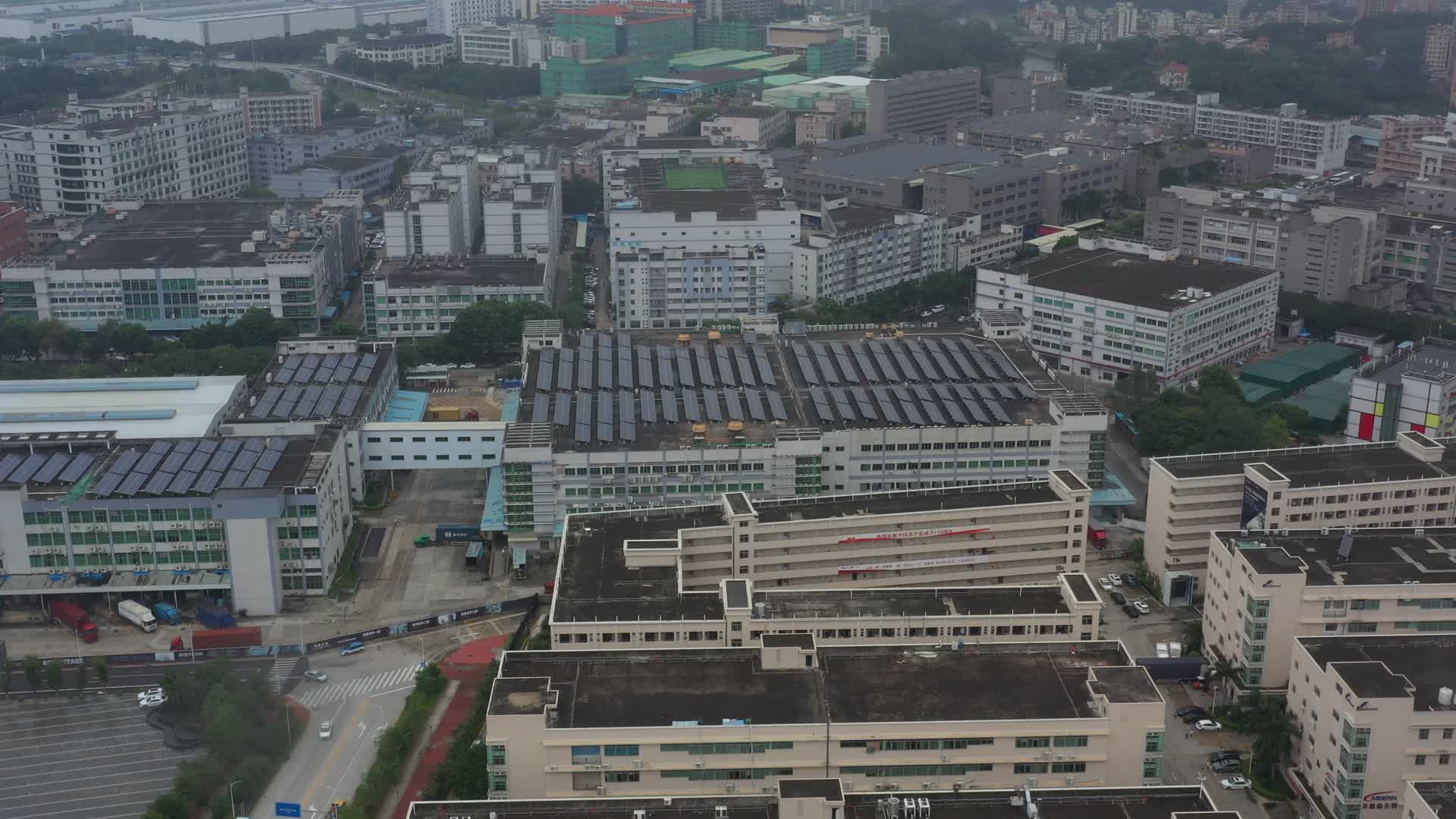 深圳龙华建筑楼房航拍视频的预览图
