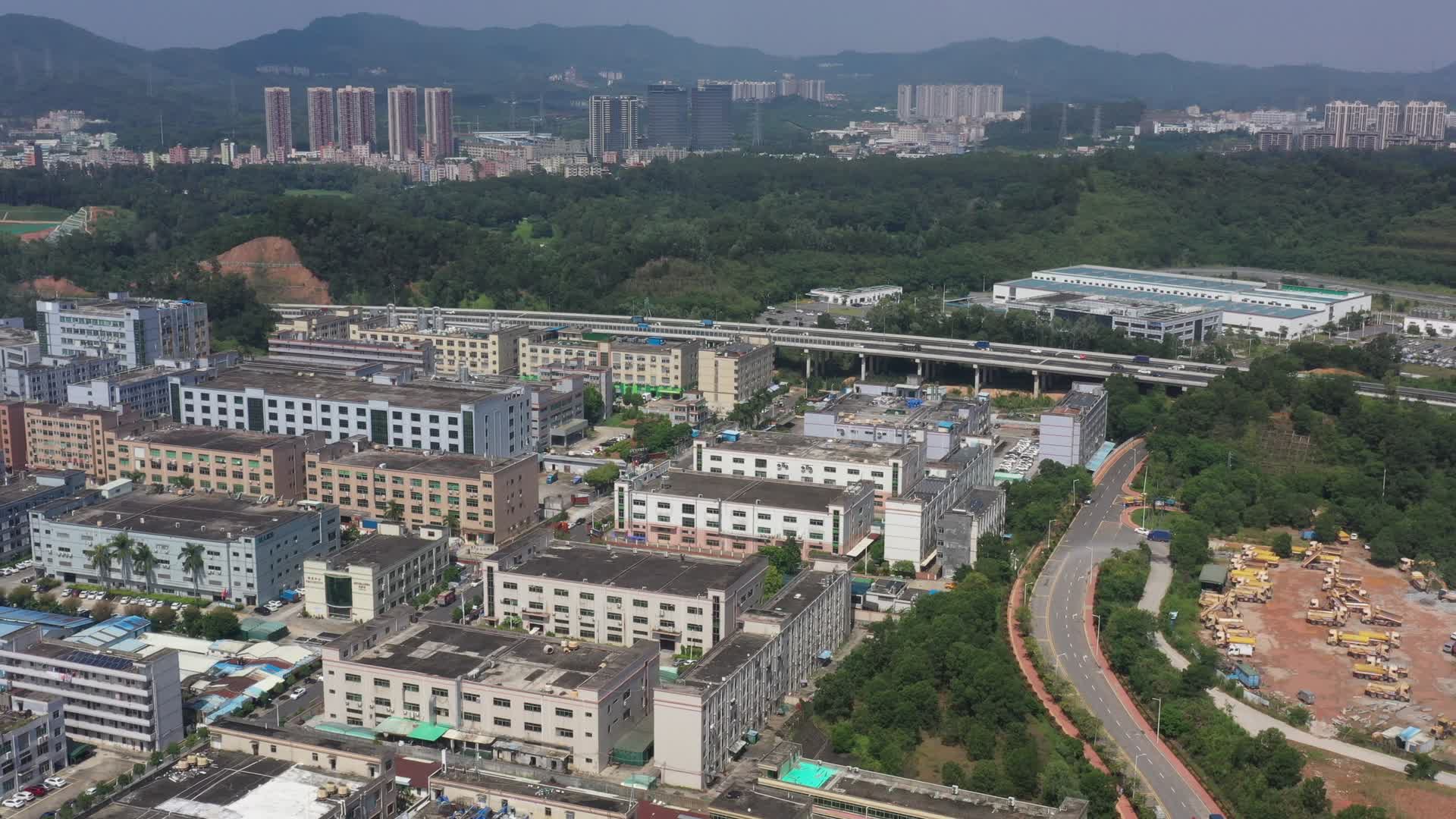 深圳龙华楼房建筑航拍视频的预览图