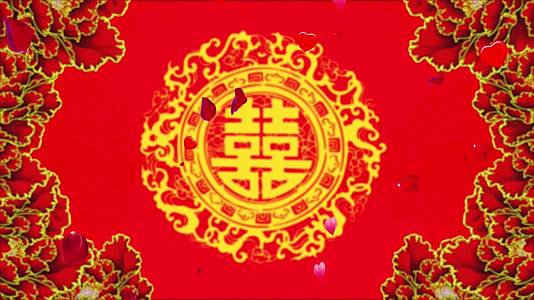 中国风高贵典雅浪漫喜庆婚礼相册之视频的预览图