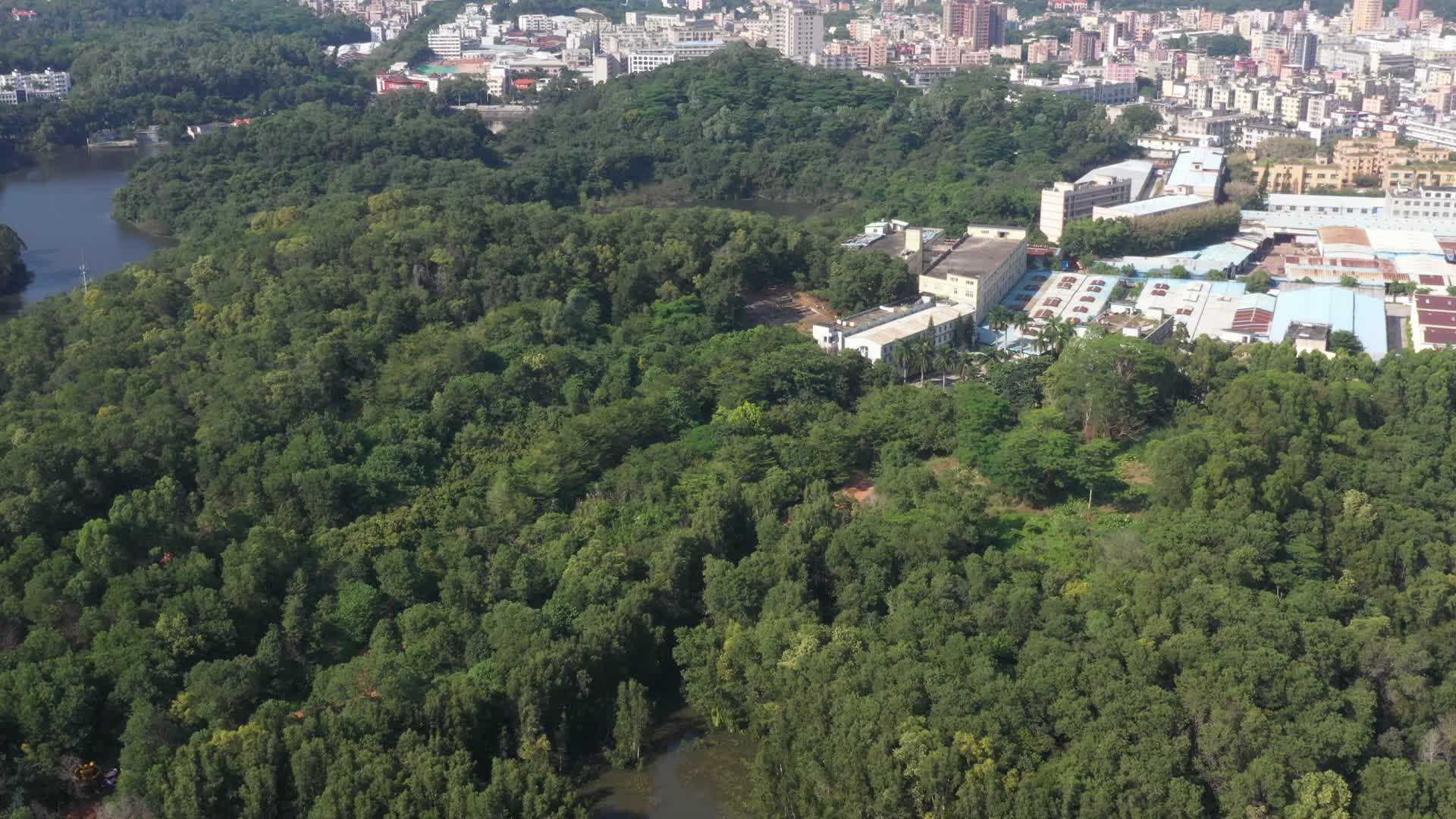 深圳龙华绿地建筑楼房大厦航拍视频的预览图