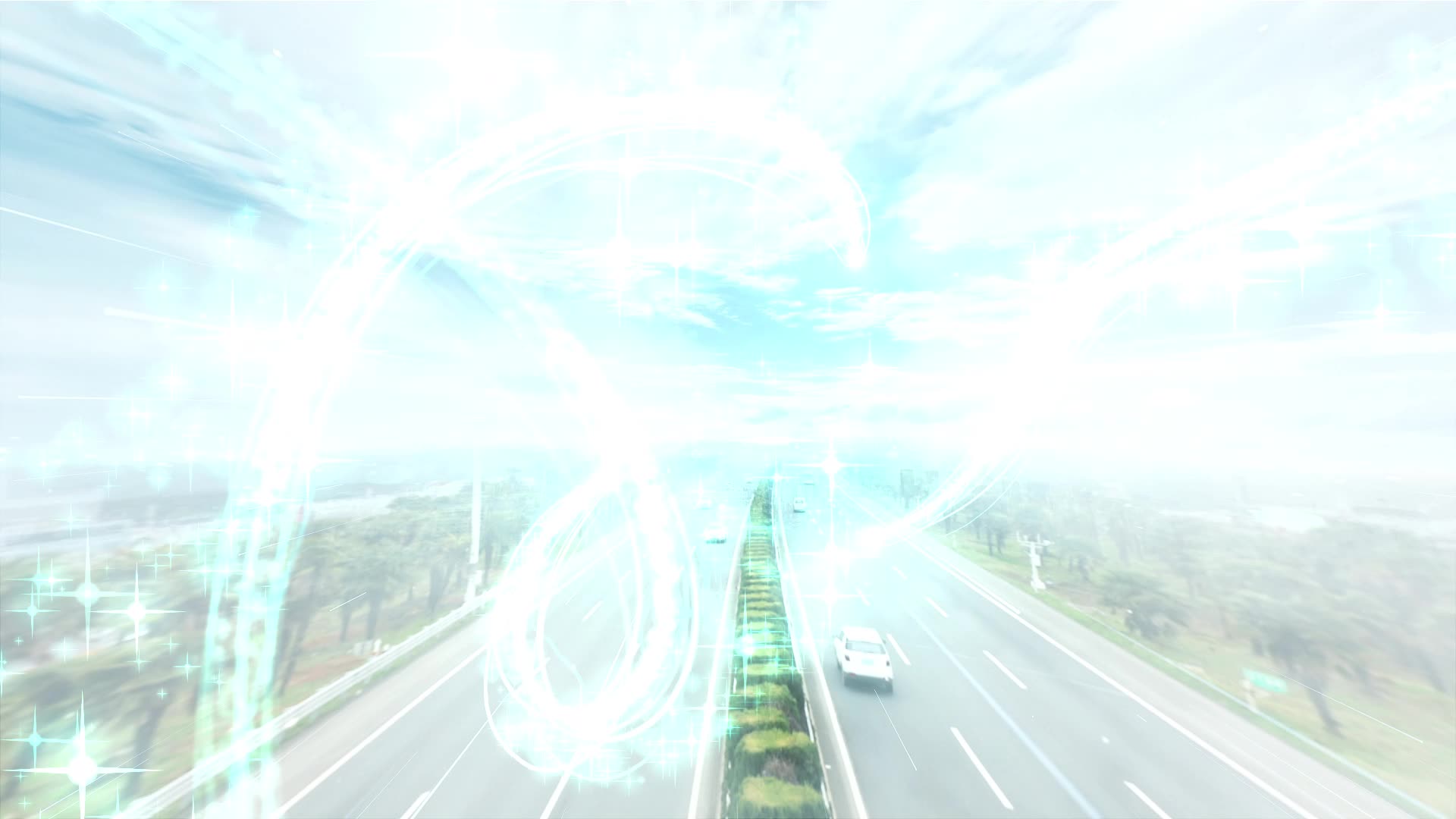 大气公路光线开场片头视频的预览图