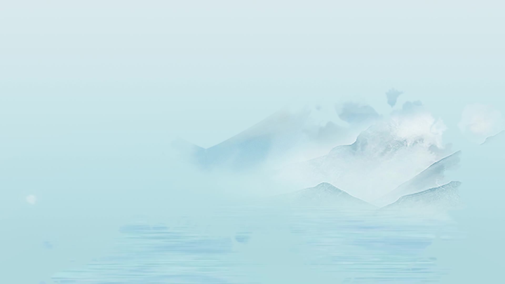 水墨晕染江南风景区片头ae模板视频的预览图