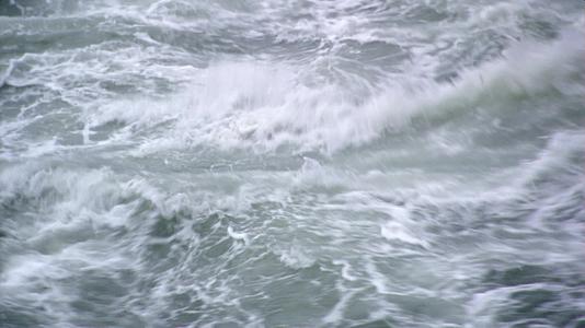 浪花潮汐水自然液体视频的预览图