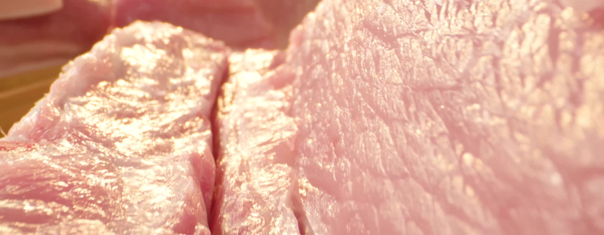 4k猪肉五花肉食品食材宣传视频视频的预览图