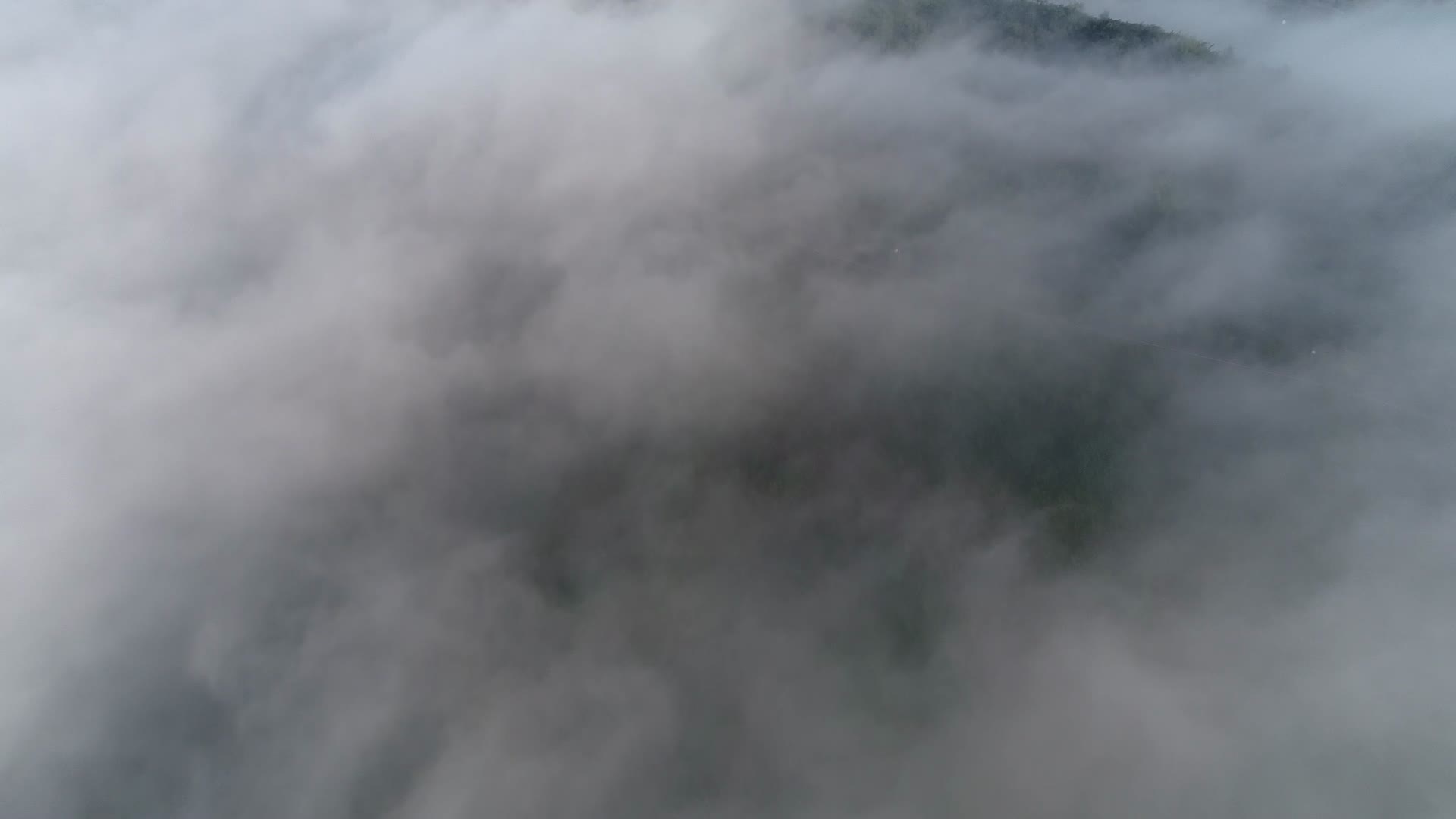 山巅山顶云雾云海清晨文峰塔襄城视频的预览图