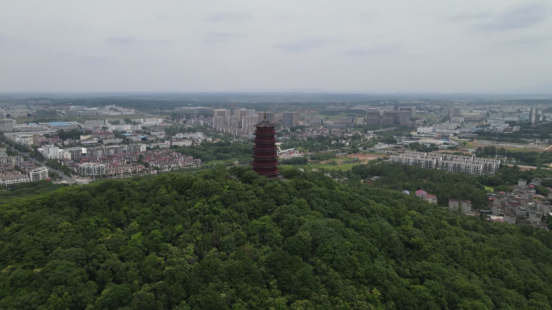 航拍江西吉安庐林文化生态园4A景区视频的预览图