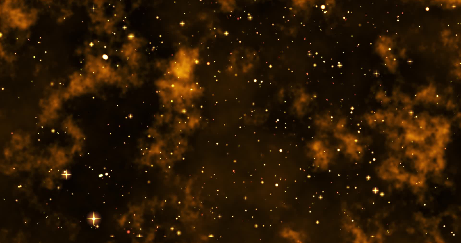 4K金色星空粒子视频循环3视频的预览图