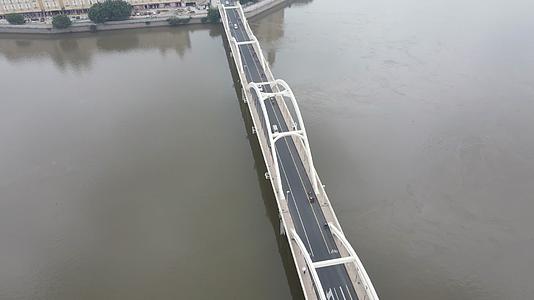 福建福州闽江解放大桥航拍视频的预览图
