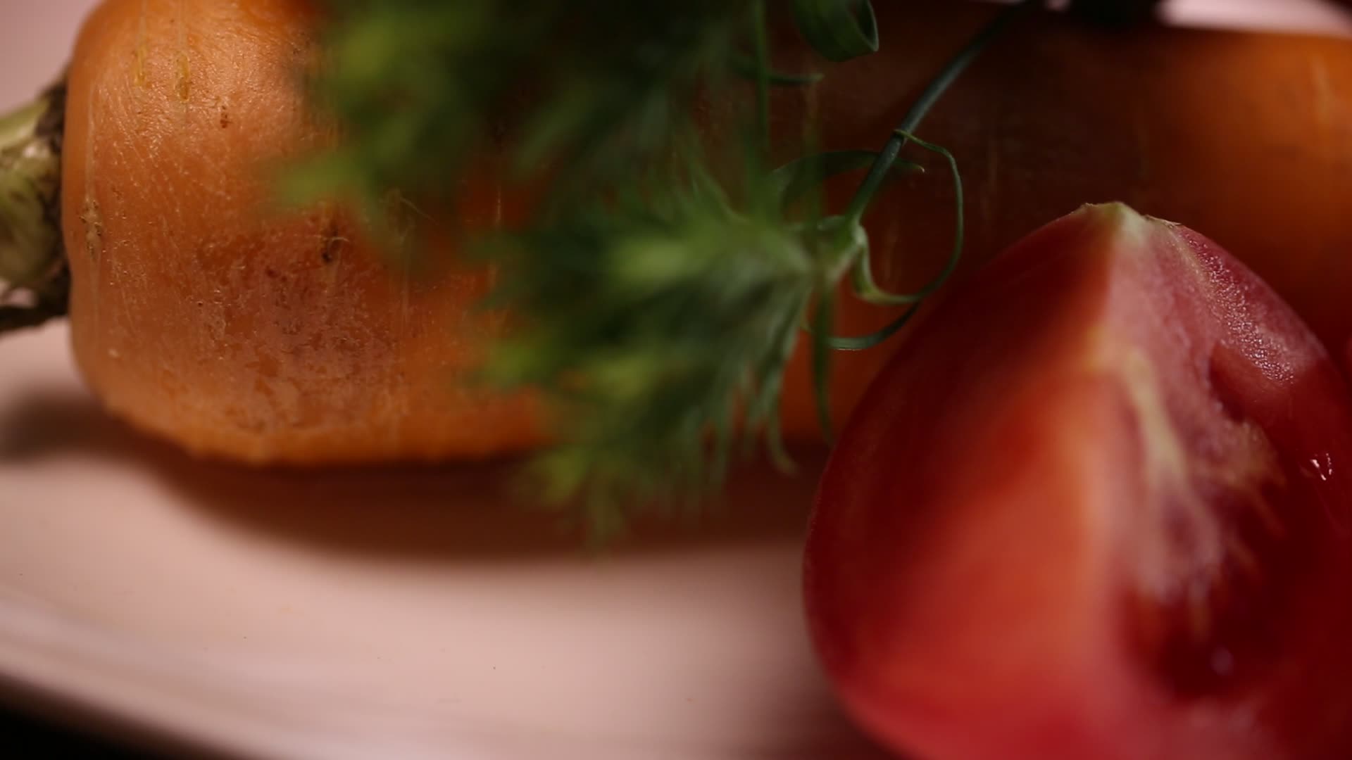 番茄红素胡萝卜素蔬菜视频的预览图