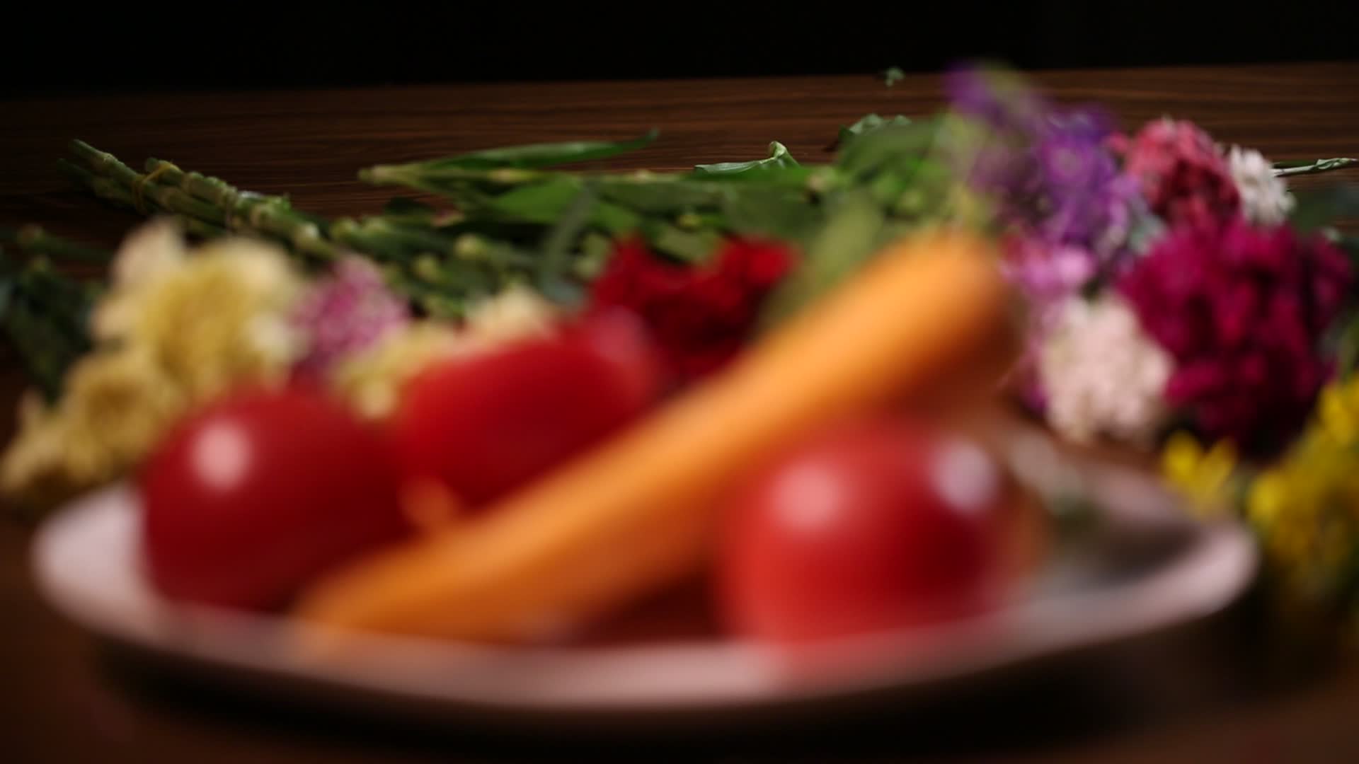 番茄红素胡萝卜素蔬菜视频的预览图