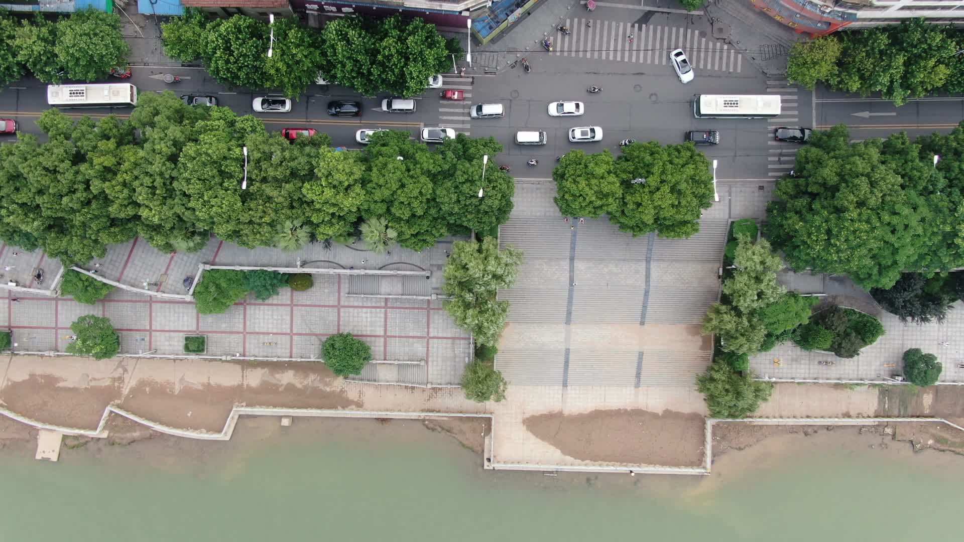 湖南衡阳城市交通航拍视频的预览图