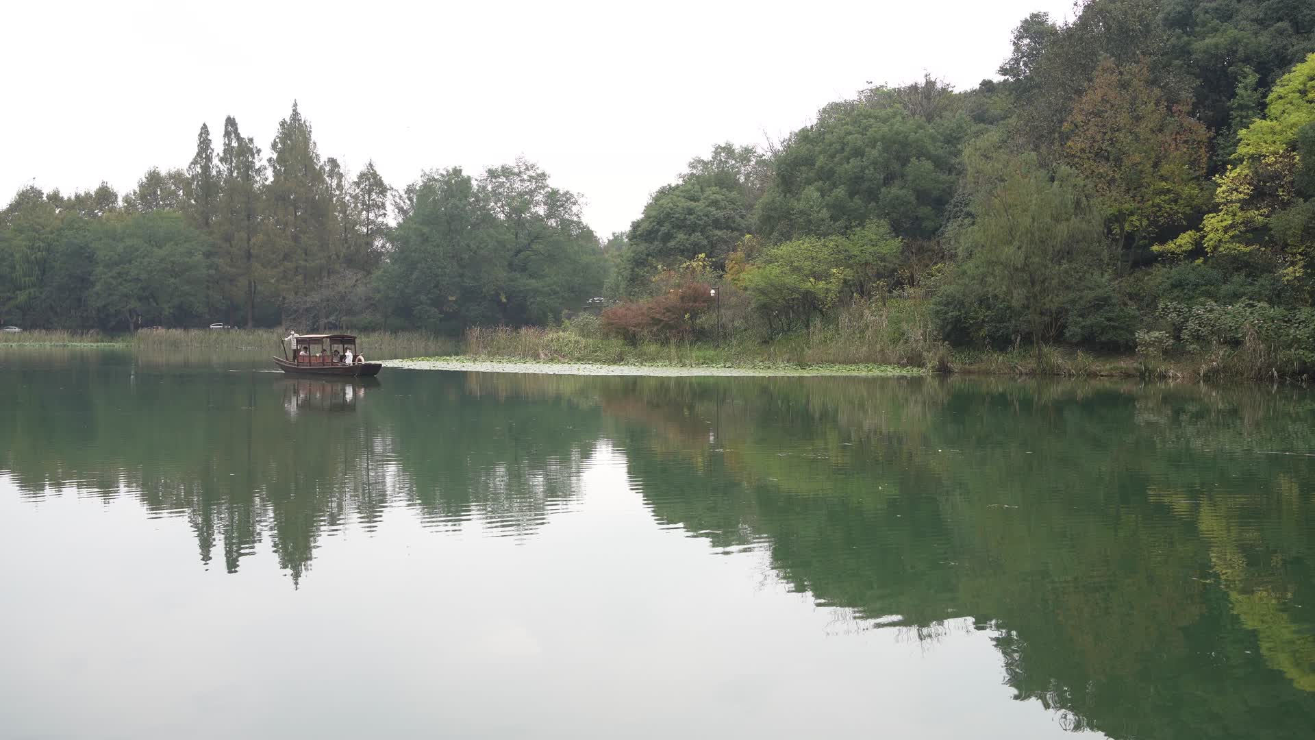 浙江杭州三台山景区4K风景视频视频的预览图