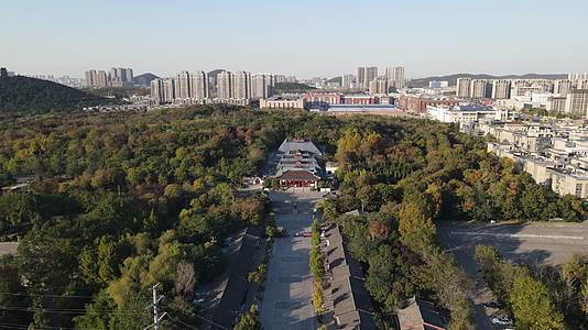 4K航拍江苏徐州徐州汉文化景区视频的预览图