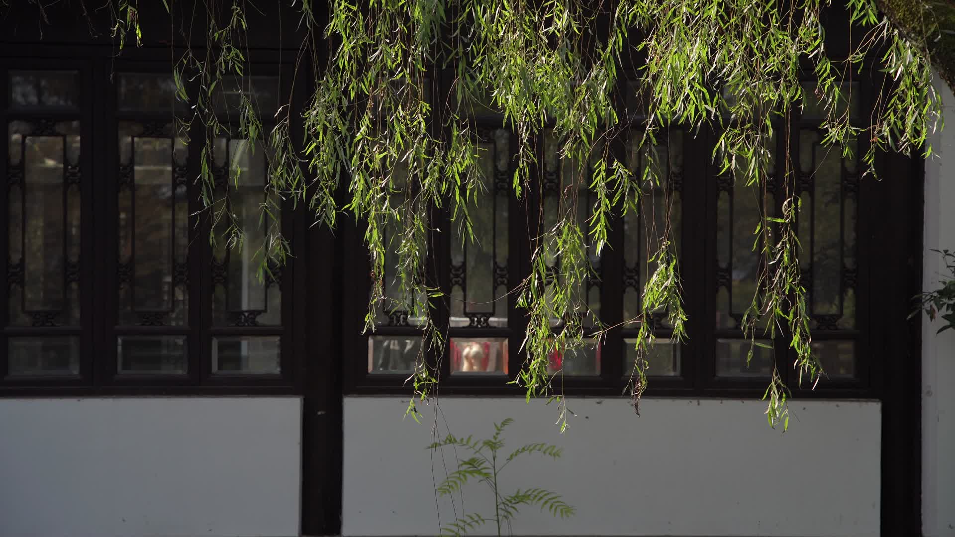 浙江杭州西湖景区红栎山庄4K视频视频的预览图