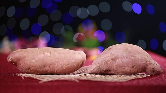 红薯白薯地瓜粗粮视频的预览图