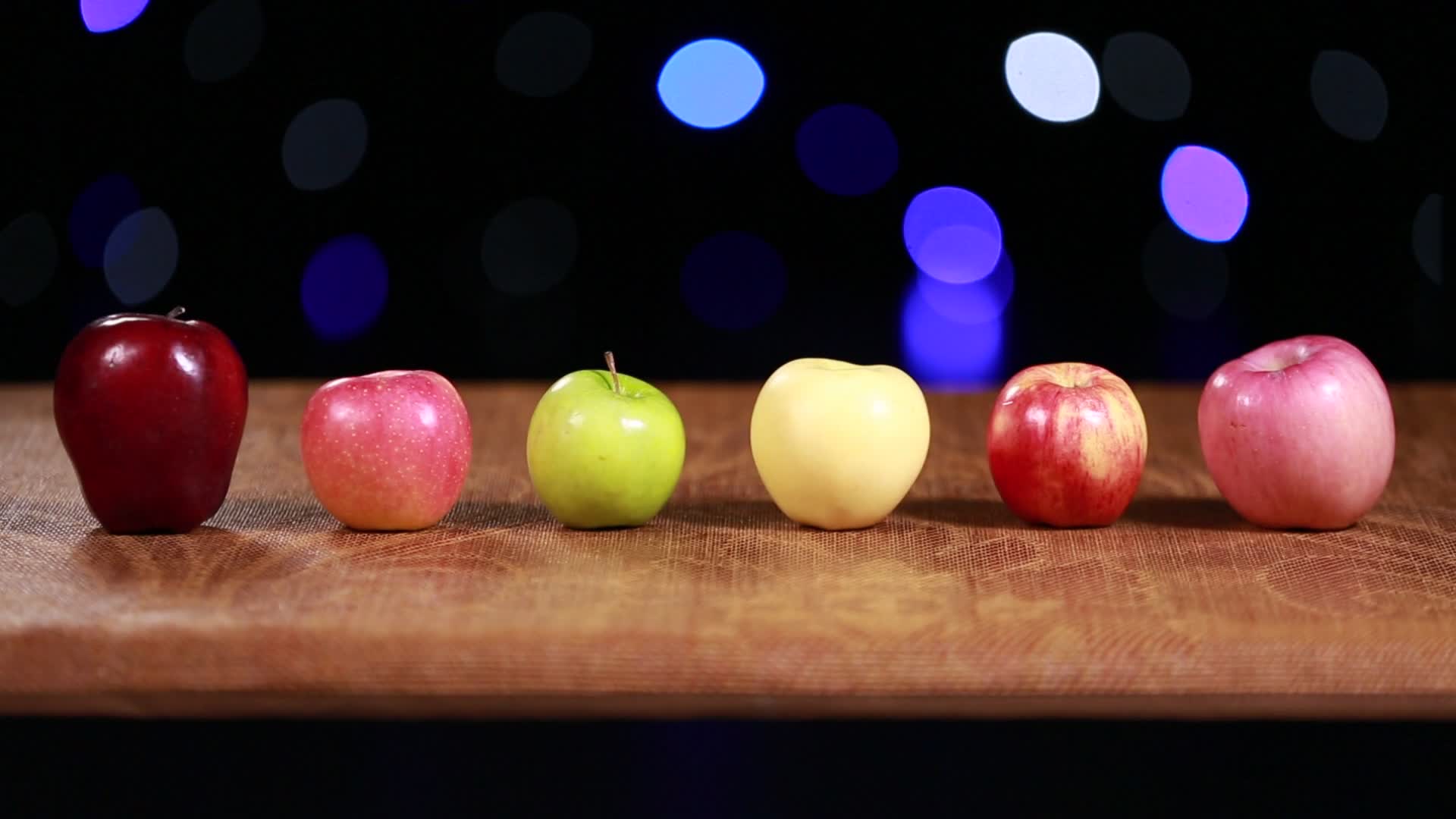 五颜六色的各种苹果视频的预览图
