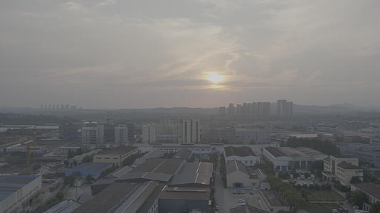 南京江宁城市大景工业园产业园山脉4K实拍视频视频的预览图