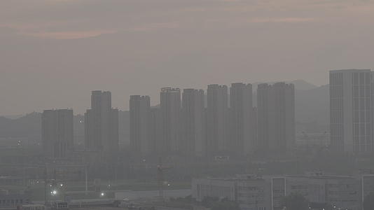南京江宁城市大景小区楼房建筑4K实拍视频视频的预览图