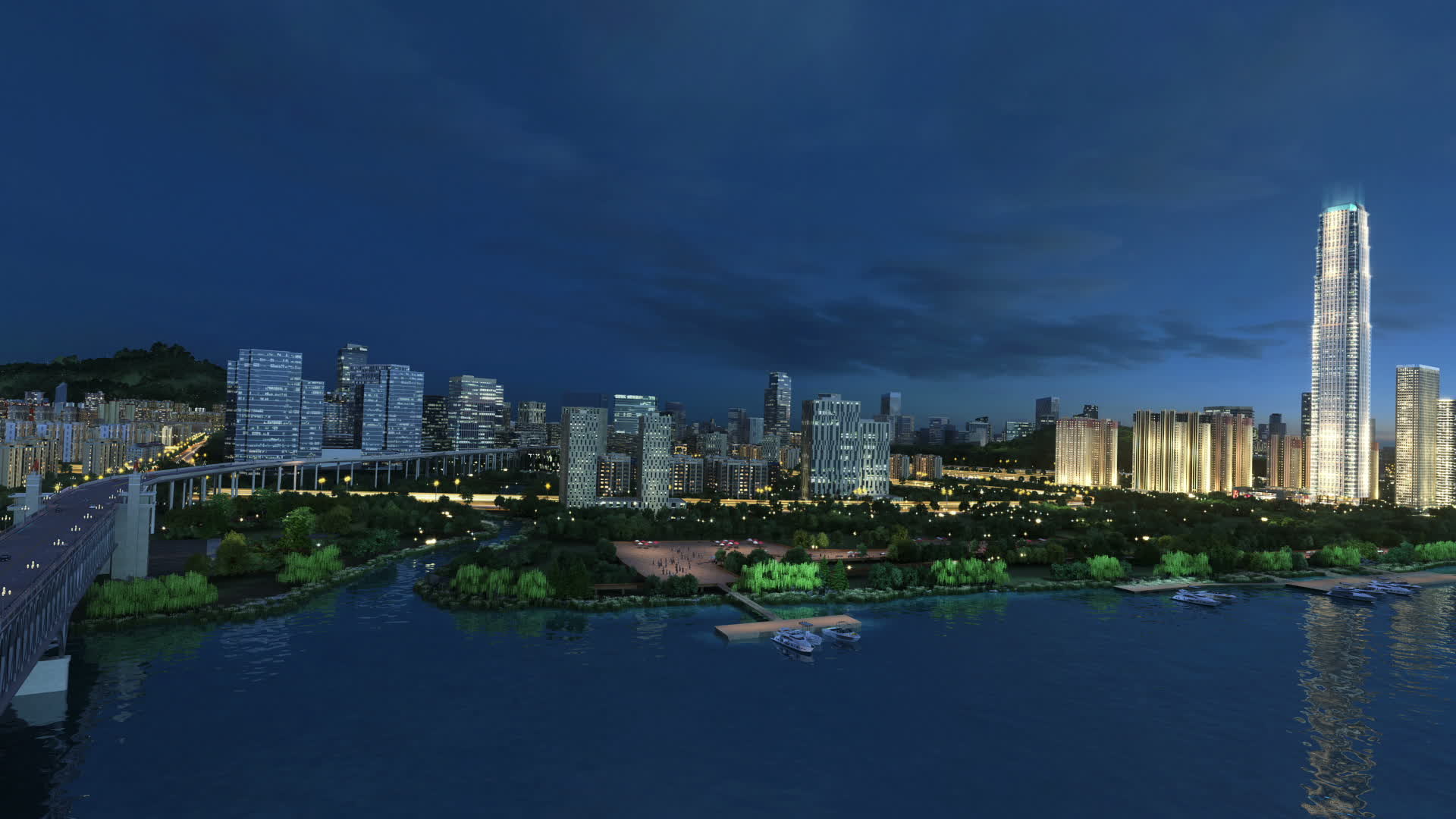c01开篇l建筑漫游三维动画城市建筑三维动画视频的预览图