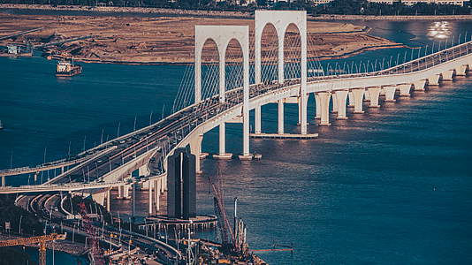 珠海桥梁白桥延时视频的预览图