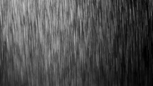 雨水下雨倾盆大雨视频的预览图