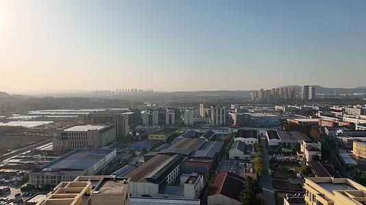 南京江宁秣陵国昌都市产业园工业园航拍全景4K实拍视频视频的预览图