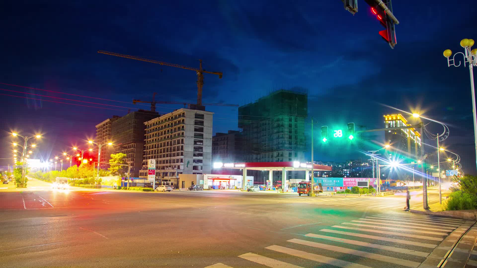 城市夜景延时摄影视频的预览图