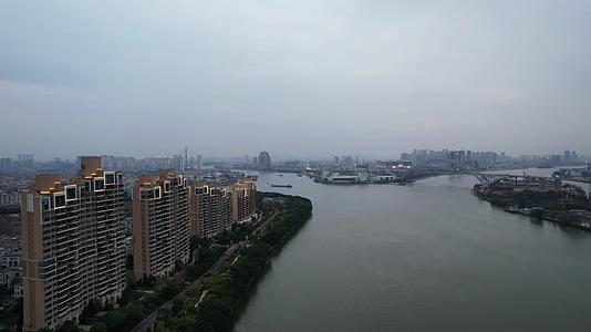 2022丫髻沙大桥交通连接广州圆大厦铜钱视频的预览图